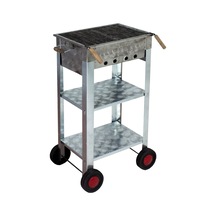 Metehan MTH-62 Maltız Izgaralı - Dört Tekerlekli Battal Boy Mangal