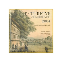 Türkiye 2004 Yılı Darphane Euro Özel Baskı Tedavül Para Seti Çil