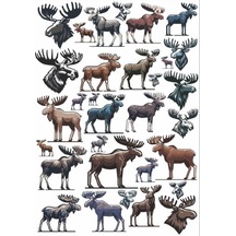 Geyik Sticker Set