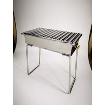 Mizan Marina Grill L Krom Mangal 35 x 60 CM