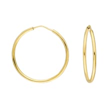 Glorria Altın 2,5 Cm Halka Küpe