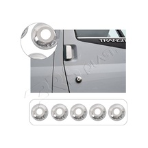 Ford Transit Uyumlu 2002-2014 Krom Kilit Açma 5 Parça Paslanmaz Çelik