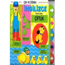 Çek ve Öğren İngilizce-Çiftlik- Çiçek Yayıncılık