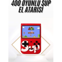 Çocuklara Özel Taşınabilir Sup El Atarisi 400 Oyunlu Nostaljik Oyun Konsolu - Lisinya