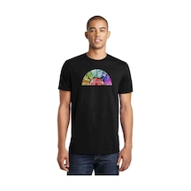Anime One Piece Thumb Monkey D Baskılı Siyah Erkek Tshirt