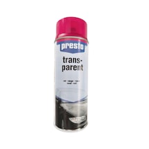 Presto Sprey Far Stop Boyası Kırmızı Transparan Boya 400 ML