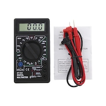 Siyah-profesyonel Dt832 Dijital Multimetre Lcd Dc Ac Voltmetre Ampermetre Ohm Test Cihazı Dt832 Multimetre Araçları Enstrümantasyon Elektrikçi