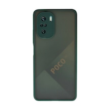 Xiaomi Poco F3 Kılıf Montreal Silikon Kapak - Yeşil -