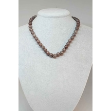 Jasper Taşı Kolye 8mm (8176) (Klipsli)