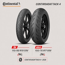 Continental Contiroadattack 4 110/80 R19 59v - 150/70 R17 69v Ön Arka Motosiklet Lastik Takımı 2026