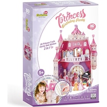 E1622H Cubic Fun. Prenses Doğum Günü Şatosu 95 Parça. 3D - 3 Boyu