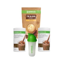 Herbalife Kilo Yukarı Kontrol Paketi Muz Aromalı Tri Blend Shake + 2'li Çikolatalı Shake