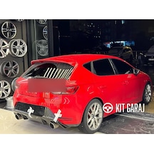 Kit Garaj Leon Mk3 Style Düz Difüzör Plastik 2012-2020 Boyalı