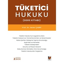 Tüketici Hukuku Ders Kitabı Prof. Dr. Sezer Çabri
