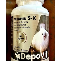 Depovit Vitamin S-X Tablet E Vitamin Güvercinler için Üreme Yardımcı 250 Tablet