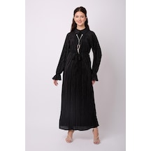 Violevin Er-cool Kadın Krep Elbise 8073-21-siyah