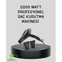 Profesyonel 2200w Fön Makinesi Ac Motorlu Hızlı Kurutma Hafif Tasarım