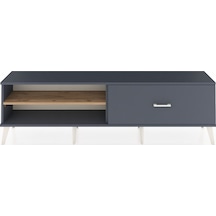 Arges Tv Ünitesi Tek Raflı Tek Çekmeceli 176x30x51 Antrasit-çam/antrasit Atlas Çam/antrasıt