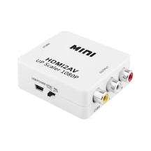 Hdmi To Av Rca Tos Çevirici Dönüştürücü Adaptör