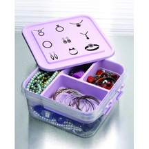 Takı Dikiş Kutusu Saklama Kabı Hobi Kutusu
