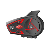 Vkemall S3 Motosiklet Kaskı Bluetooth İnterkom Kulaklığı Su Geçirmez/gürültü Önleyici Siyah