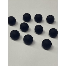 Mat İnci Bluz Düğmesi / 10 Lu Set/siyah