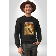 Megadeth Heavy Metal Unisex Siyah Sweatshirt Siyah Megadeth Heavy Metal Unisex Siyah Sweatshirt Siyah