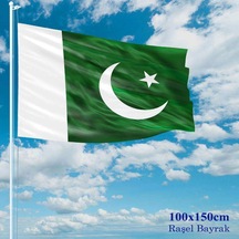 Pakistan Bayrağı - 100x150 Cm 1 Metre X 1,5 Metre - Raşel Kumaş 1
