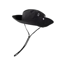 Güneş Korumalı Yürüyüş Kovboy Tipi Şapka - Siyah