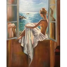 Sayılara Göre Boyama Hobi Seti - 40x50 Cm Çerçeveli Tasarım