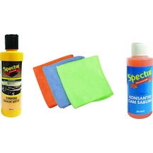 Spectre Torpido Bakım Sütü 3 Adet Mikrofiber Bez Cam Sabunu