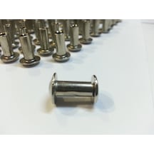 1 CM DOSYA VİDASI 100 ADET NİKEL İNOX RENK