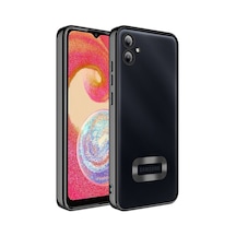 Noktaks - Samsung Galaxy Uyumlu Galaxy A05 - Kılıf Kamera Korumalı Tatlı Sert Omega Kapak - Siyah