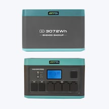 Antfea H2400 Pro Taşınabilir Güç Kaynağı + Bh2400 Backup Yedek Batarya 2.4 Kw / 4.9 Kwh