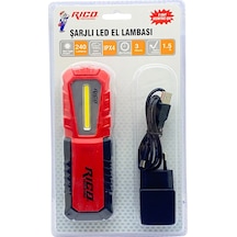 Rıco El Feneri Çalışma Lambası Ledli 240 Lümen Mıknatıslı Askılı