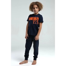 U.S. Polo Assn. Erkek Garson Pijama Takımı - Lacivert Lacivert