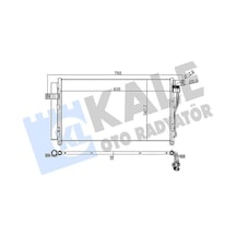 Kale 386300 Klima Radyatörü Kondenser Hyundaı Accent Era 1.4l 1.6l G4ee G4ed Benzinli 06-10 635x348x16 976061e000