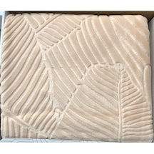 Merinos Elegans Embos Çift Kişilik Kutulu Battaniye 220 X 240 Bej