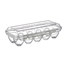 Ergonomik 10 Yumurtalı Kilitli Saklama Kutusu Kapaklı Çok Renkli