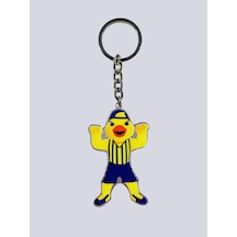 Yellow Maskot Metal Anahtarlık Çok Renkli