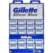 Silver Blue Tıraş Bıçağı Çift Kenarlı Jilet 5x20'li 100'lü Kartela