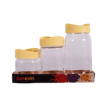 Herevin 149378-482 Kavanoz Seti 3'lü 425-660-1000 Ml Krem