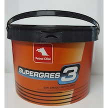 Petrol Ofisi Süper Gres 3 Sarı Rulman Gresi 4 KG