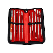 10 Adet Paslanmaz Çelik Spatula Bıçak Çok Yönlü Diş Balmumu Tahta Oyma Araçları Seti