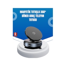 Evrensel Manyetik Araç Telefon Tutucu 360 Döner Başlık Çok Renkli
