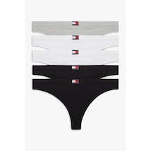 Tommy Hilfiger Kadın Çok Renkli 5'li Paket Tanga-14658