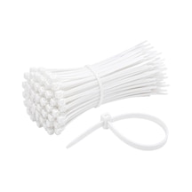 Alegron Beyaz Plastik Kelepçe 3,6 X 370 Mm 100 Adet