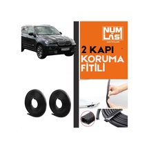 Bmw X5 E70 2007-2013 İki Kapı Koruma Fitili Siyah Renk Numlas-a Kalite-nm2771