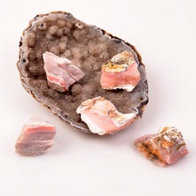 Ham Pembe Opal Taşı Kütle