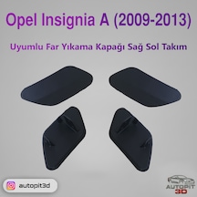 Opel Insignia A 2009-2013 Uyumlu Far Yıkama Kapağı Takımı Sağ + Sol